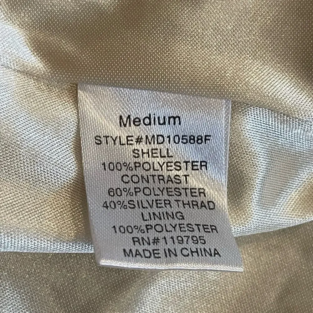 Needle & Thread Ivory Swiss Dot Shimmer Sleeveless Fit & Flare Dress Medium
